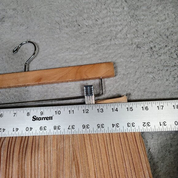 Maeve By Anthropologie Ambra Midi Skirt Women's Small Rose Gold Metallic Pleated - Picture 8 of 11